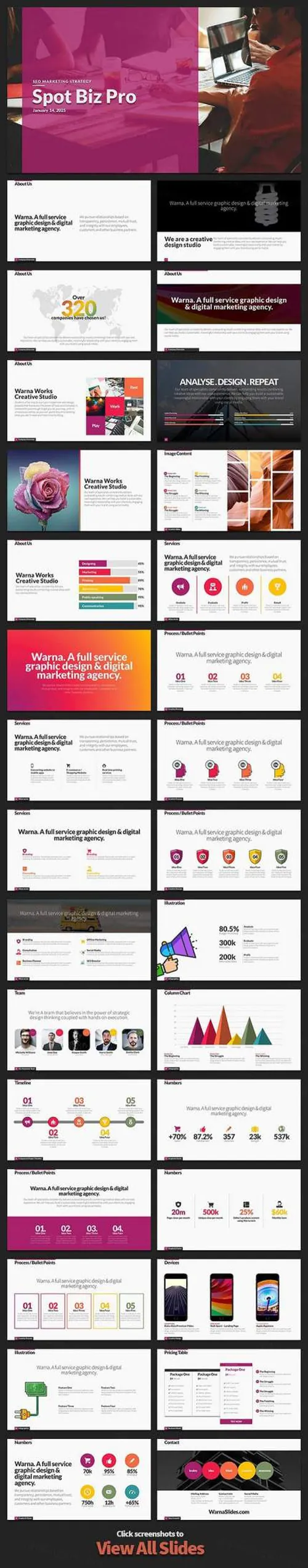 实用的商业多用途PPT模版Spot_PowerPoint_Template