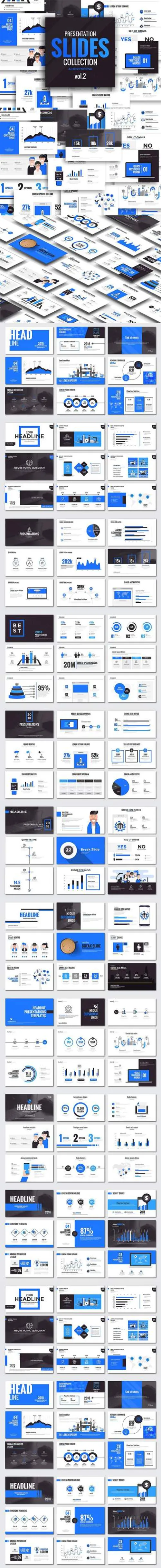 矢量的演示文稿幻灯片模板和企业宣传册Presentation_slide_templates