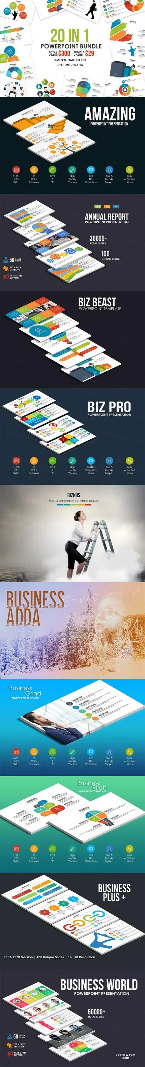 20个演示文稿The Final Bundle - 20 Presentations