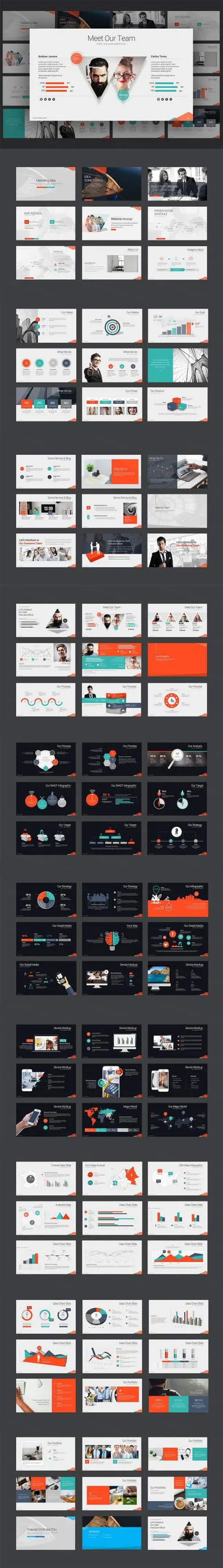 多用途powerpoint演示文稿Marketing_Idea_PowerPoint_Template