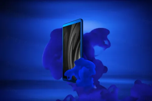 蓝色时尚高端的手机APP UI样机展示模型