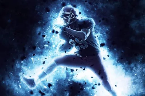 游戏英雄人物粉尘场景特效PS插件 Infinity Photoshop Action