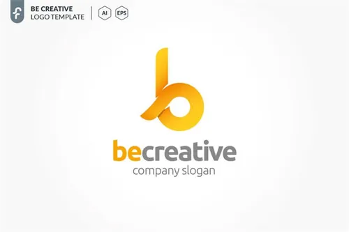 创意字母Logo模板系列之字母B B-Letter-Logo