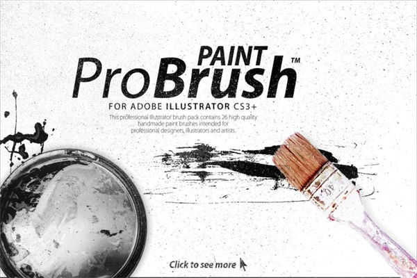矢量笔刷下载 Paint ProBrush  Bonus Textur
