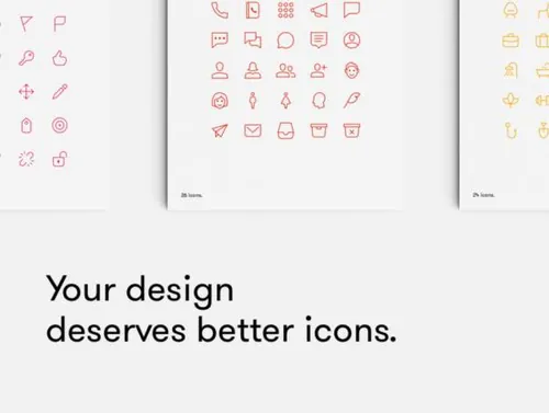 简约优雅的网页通用图标合辑 Caviar Premium Icons