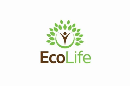 生态环保主题标志Logo模板 Eco-Life-Logo