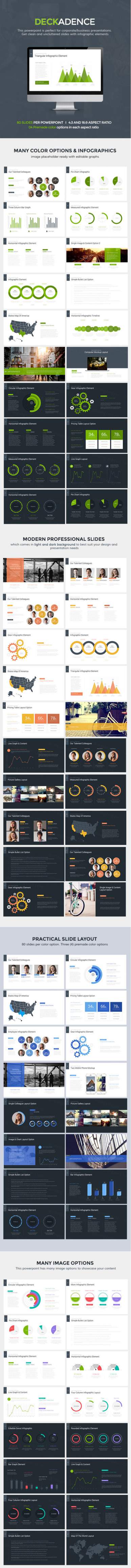 精美设计和多功能的时尚现代幻灯片decker-powerpoint