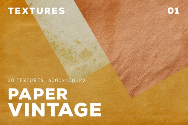 30张复古老式纸张牛皮纸纹理背景素材 Vintage Pap