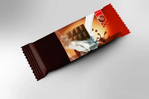 巧克力食品包装贴图模版 Chocolate Bar Packaging Mockup Design