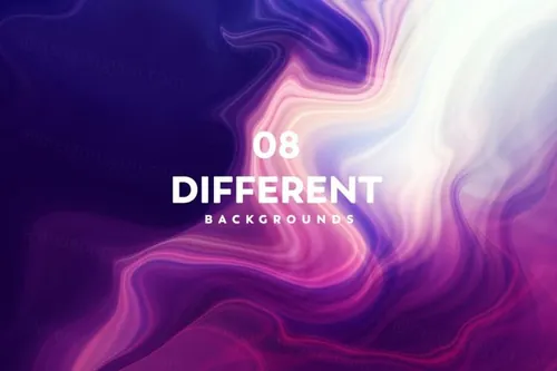 高端时尚流行色渐变液化抽象背景底纹纹理素材liquefy-a