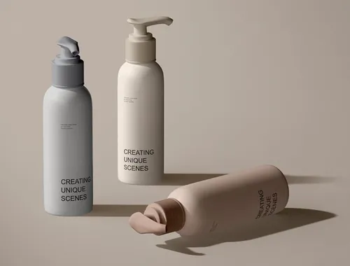 高质量化妆品乳霜品牌包装设计展示样机PSD模板 Cosmet