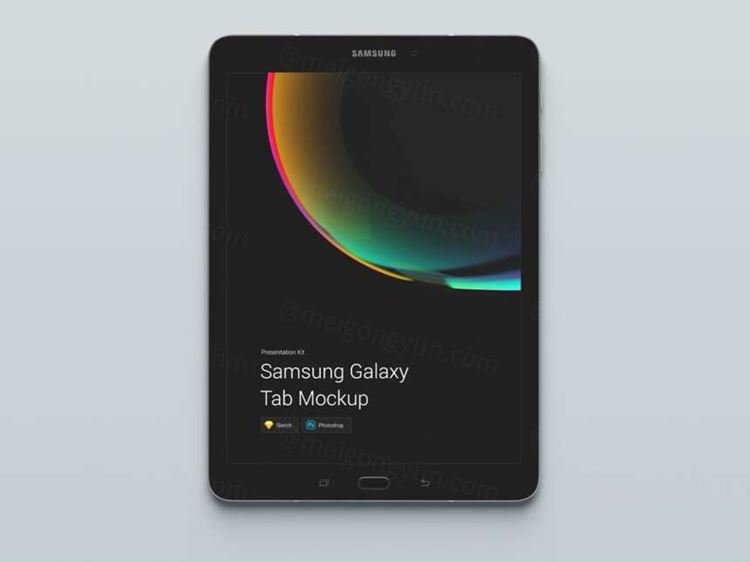 移动设备样机系列：Samsung Galaxy Tab 三星智能平板样机模板 Samsung Galaxy Tab ...