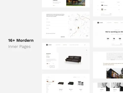 建筑与室内网站模板Architecture Interior Webs