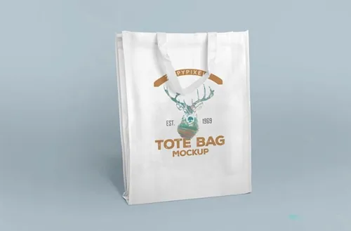 购物袋贴图样机展示模型Realistic Carry Bag Mockup PSD