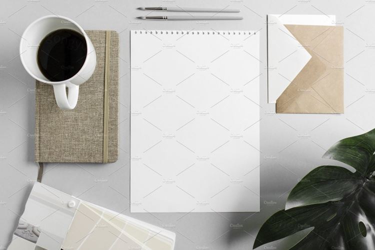 办公场景文件商业样机 Stationary Business Mock Up