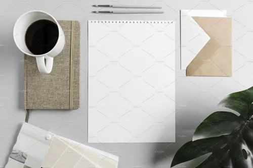 办公场景文件商业样机 Stationary Business Mock Up