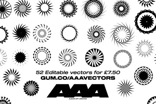 高质量曼陀罗风情抽象矢量插画素材合辑 AAA - Manda