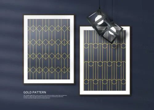 黑色美丽的云彩肌理线条海报设计模版