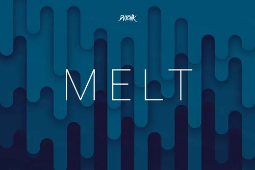 时尚渐变配色波浪轮廓背景底纹纹理大集合melt-abstra