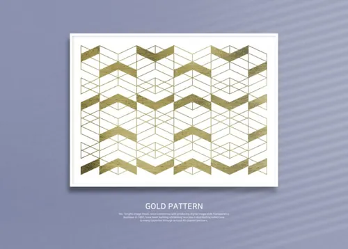 金色美丽的云彩肌理线条海报设计模版