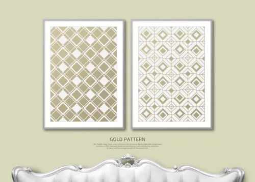 美丽的云彩肌理线条相框海报设计模版