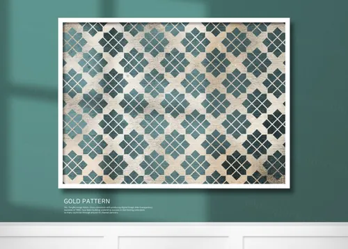 美丽的云彩壁画线条海报设计模版