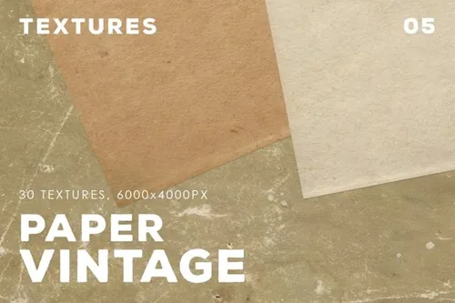 30张复古老式纸张牛皮纸纹理背景素材 Vintage Pap
