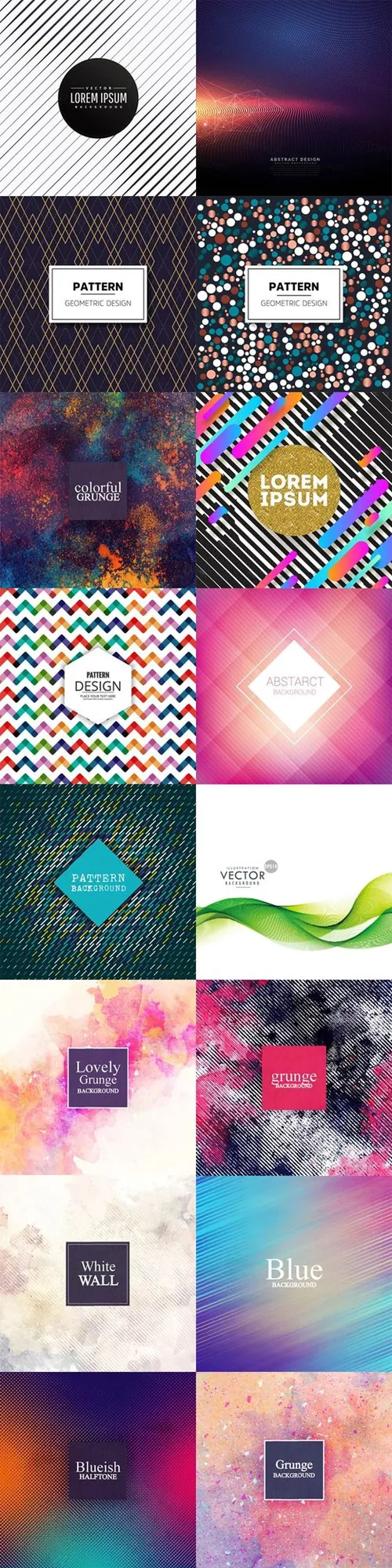 16种时尚简约又很高端的矢量背景纹理分享（eps）background