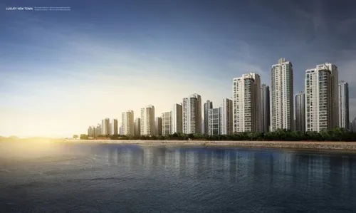 新城市建筑商业高精度PSD分层海报模版