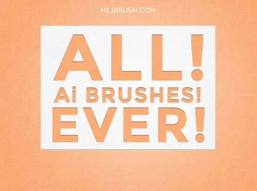 Ai手绘笔刷大合集 ALL! Ai BRUSHES! EVE