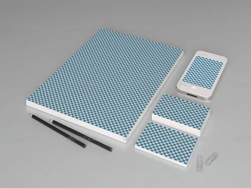 方格图形VI提案贴图 Logo / Branding Mock-Up Pack