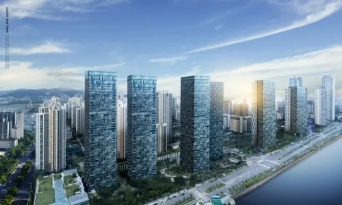 新城市建筑商业高精度PSD分层海报模版