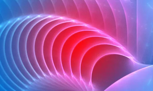 3D抽象流行配色全息渐变流动超清背景 Abstract 3D liquid background