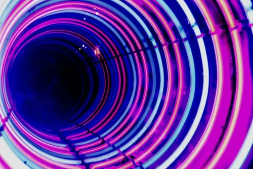 3D抽象流行配色全息渐变流动超清背景 Abstract 3D liquid background