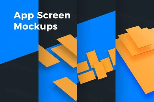 高品质的手机应用程序APP样机VI展示模型mockups