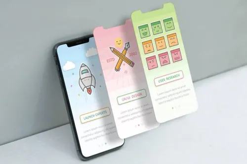UX UI – 应用登录页设计模板（Ai）