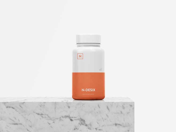 塑料药瓶贴图样机模版素材 Pills Bottle Mockup