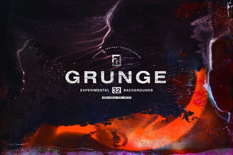 高质量蒸汽朋克粗糙扭曲肮脏抽象背景纹理素材 Grunge -