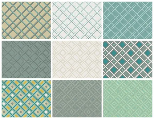 漂亮实用的无缝几何图案素材