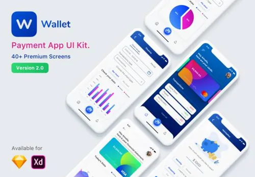 整套支付钱包系统银行iOS移动APP应用程序界面设计 Payment App U