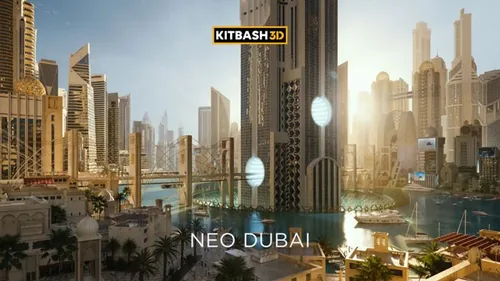 新式中东迪拜地标性现代宏伟建筑塔楼3D模型合辑 KitBas