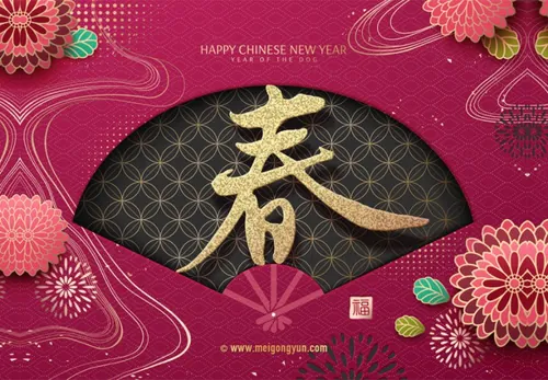 特色新春春节矢量海报