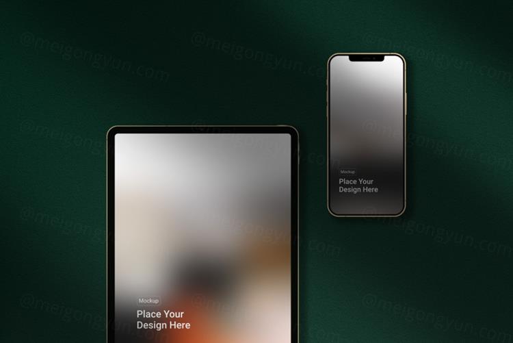 高质量苹果iPhone平板手机APP UI设计界面展示样机P