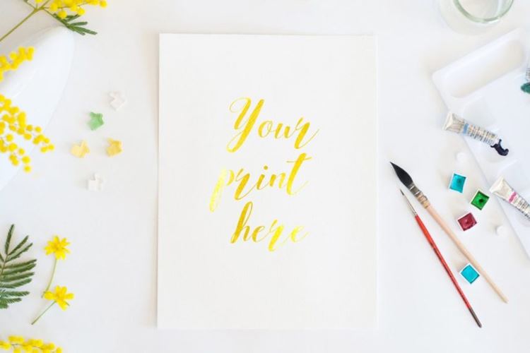 春意盎然场景样机模板合集 Set of 6 Mockups spring watercolor