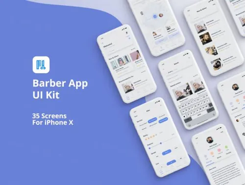 自由理发师上门服务平台移动APP程序设计工具包 Barber App