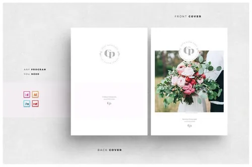 婚礼画册杂志设计模板 Wedding-Magazine