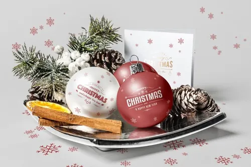 圣诞主题圣诞球素材高分辨高品质场景对象 Christmas