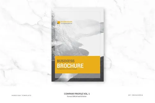 现代简洁公司企业介绍杂志画册设计模板 Company Profile