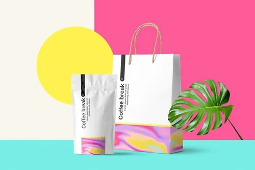 时尚全息背景渐变背景设计素材50_Holographic_B