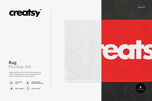 地毯样机模板 PSD_Rug_Mockup_Set